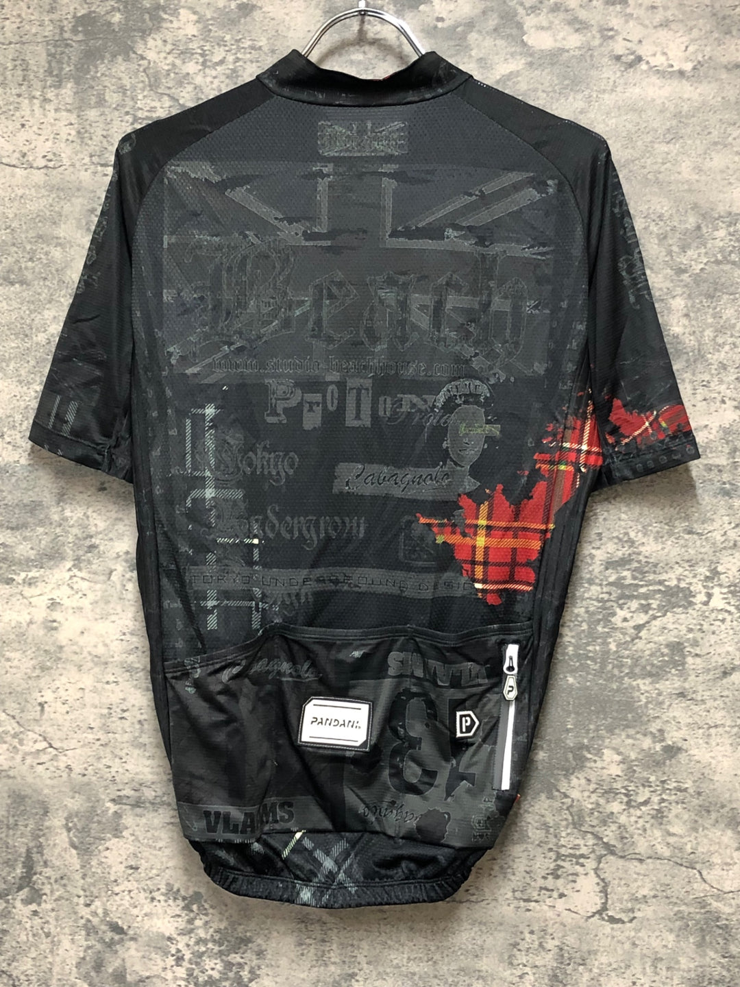KD962 パンダーニ Pandani 半袖 サイクルジャージ 黒 M