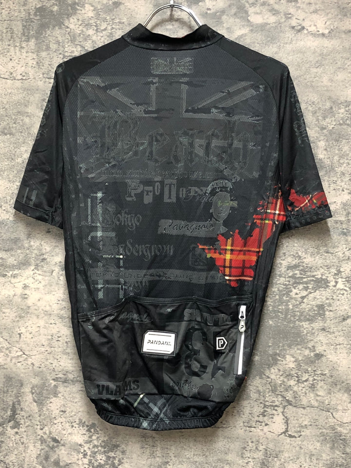 KD962 パンダーニ Pandani 半袖 サイクルジャージ 黒 M