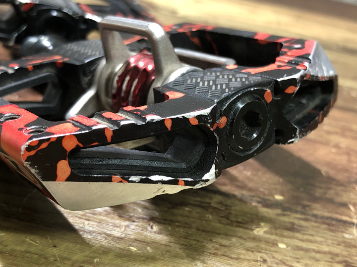 JK261 クランクブラザース crankbrothers MALLET E LS ビンディングペダル 黒 赤