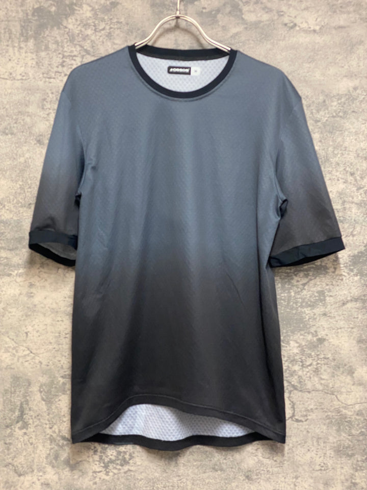 JM775 アソス ASSOS OFFROAD 半袖 トレイル ドライTシャツ グレー 黒 M