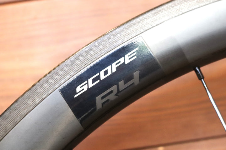 スコープ SCOPE R4 カーボン チューブレスレディ ホイールセット シマノ11S/12S 【東京南麻布店】