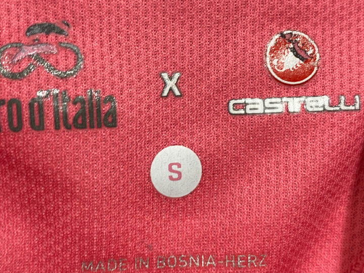 KH880 カステリ CASTELLI Giro d'Italia 半袖 サイクルジャージ バーガンディ― S