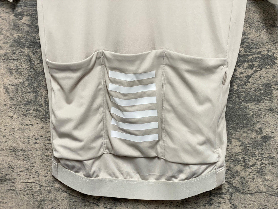KM416 ラファ Rapha MENS PRO TEAM JERSEY 半袖 サイクルジャージ 白 ベージュ S
