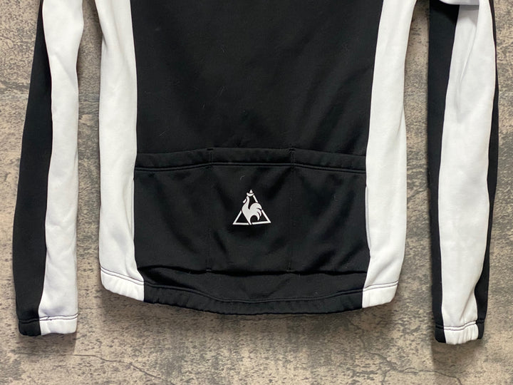 KN727 ルコックスポルティフ le coq sportif 長袖 サイクルジャージ 黒 S レディース 裏起毛