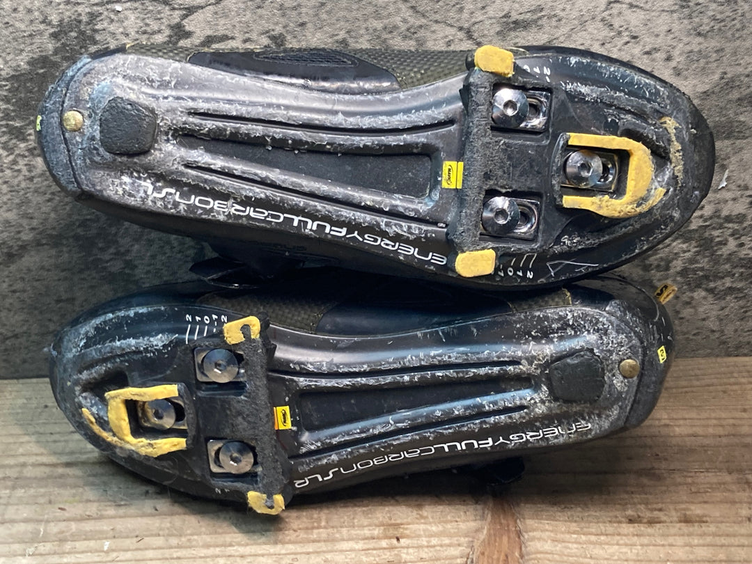 JR402 マヴィック MAVIC ゼリウム ZXELLIUM ULTIMATE ビンディングシューズ SPD-SL 黒 EU39 1/3