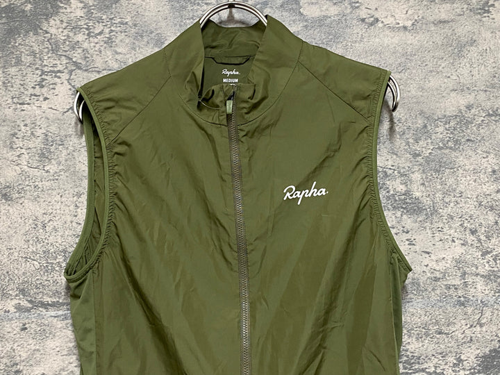 KF219 ラファ Rapha MEN'S CORE GILET ジレ サイクルベスト オリーブ M