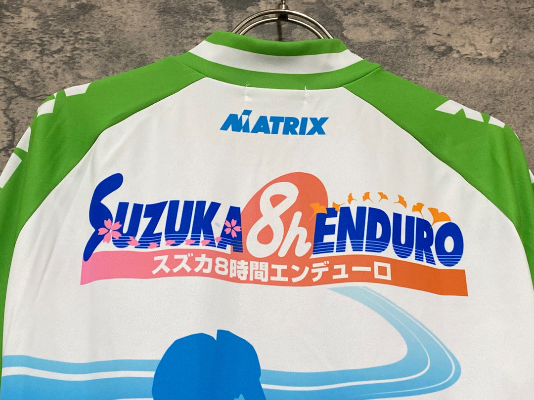 JS467 パールイズミ PEARL iZUMi 半袖 サイクルジャージ 総柄 M スズカ8時間エンデューロ