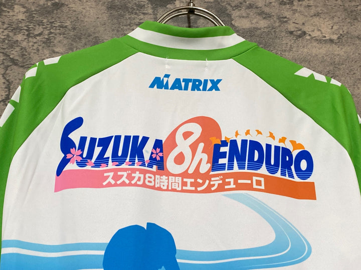 JS467 パールイズミ PEARL iZUMi 半袖 サイクルジャージ 総柄 M スズカ8時間エンデューロ