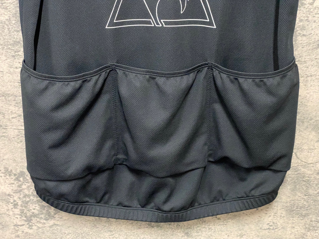 JX133 ルコックスポルティフ le coq sportif 半袖 サイクルジャージ 黒青赤 O