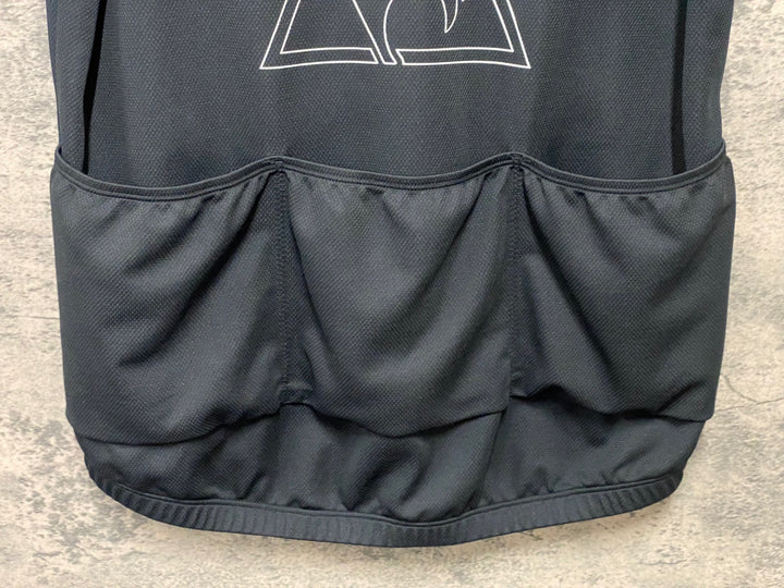 JX133 ルコックスポルティフ le coq sportif 半袖 サイクルジャージ 黒青赤 O