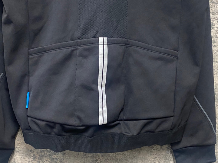 JW037 シマノ SHIMANO 長袖 サイクルジャケット 黒 L 裏起毛