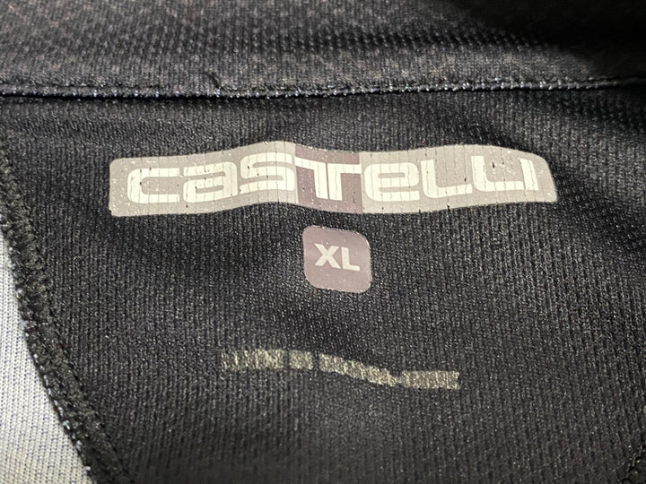 JW295 カステリ CASTELLI 半袖 サイクルジャージ 茶 XL