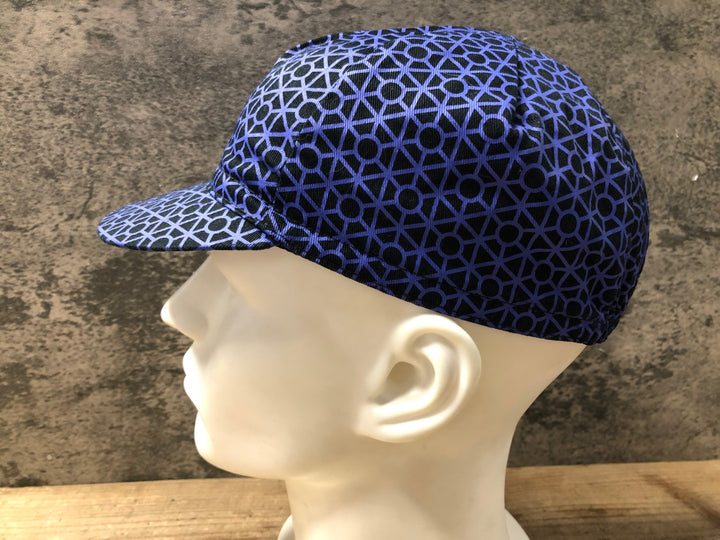 KA299 ラファ Rapha CLUB HOUSE MERCH CAP サイクルキャップ 黒 紫 ワンサイズ ※動物の毛