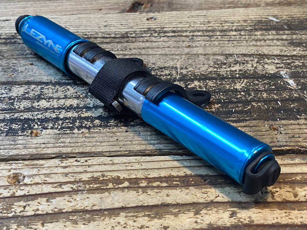 JF909 レザイン LEZYNE PRESSURE DRIVE 携帯空気入れ 青