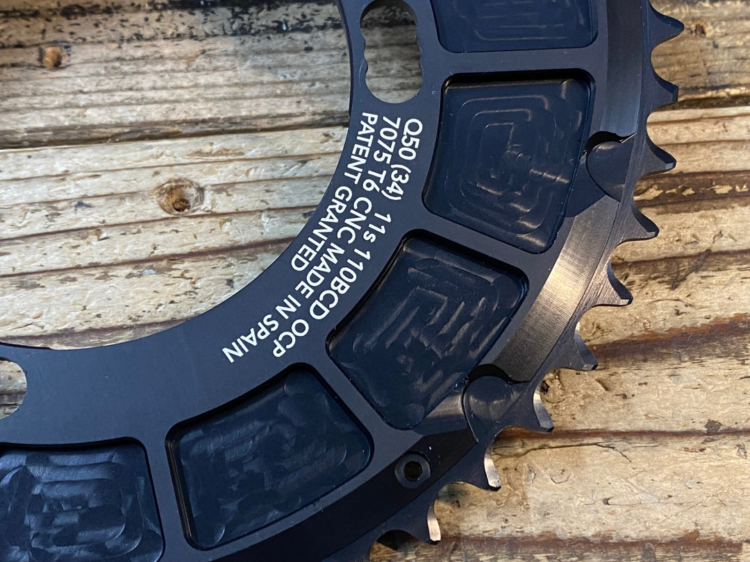 JS196 ローター ROTOR Q-Rings Qarbon チェーンリング BCD110 50T C01-031-11020-0