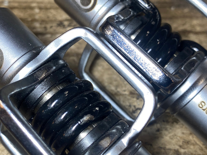 JV024 クランクブラザーズ CRANKBROTHERS エッグビーター EGGBEATER1 ビンディングペダル スチールシャフト 黒シルバー