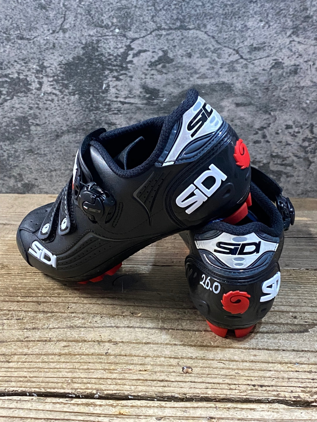 KG409 シディ SIDI TRACE MTB ビンディングシューズ 2穴 ブラック EU42 ※ペン字あり