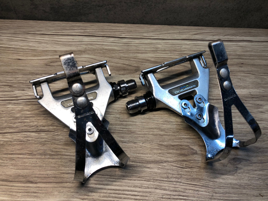 JH706 シマノ SHIMANO 600 PD-6400 エアロ クリップペダル