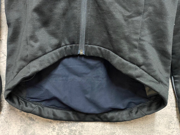 JR822 ラファ Rapha MEN'S LS CLASSIC WINTER JERSEY 長袖 サイクルジャケット Sサイズ 黒 裏起毛