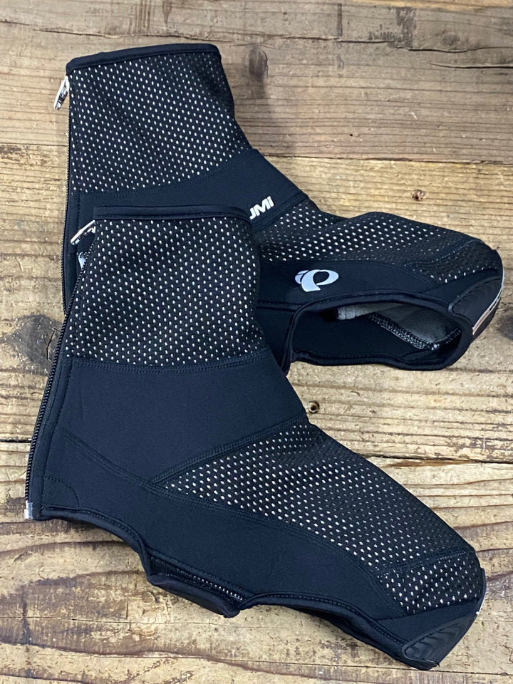 KN165 パールイズミ PEARL iZUMi シューズカバー 黒 L 裏起毛 WINDBREAK TITANIUM