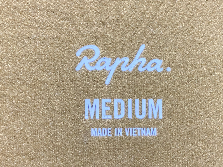 KC942 ラファ Rapha CORE LONG SLEEVE JERSEY 長袖 サイクルジャージ 茶 M 裏起毛