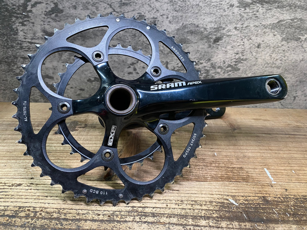 JI678 スラム SRAM APEX クランクセット GXP 50/34T 170mm