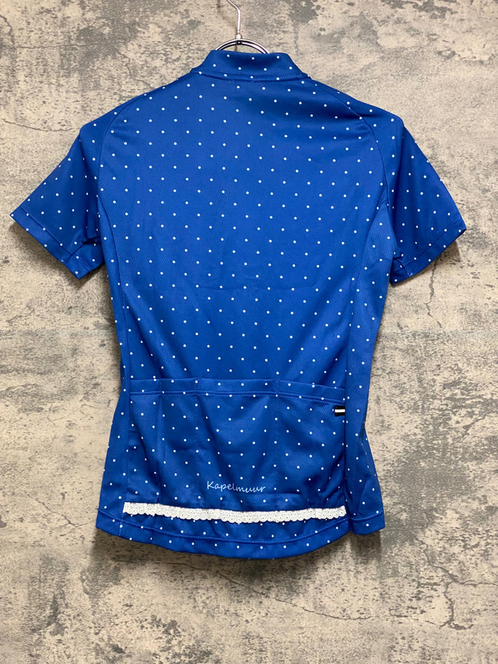 JO880 カペルミュール KAPELMUUR 半袖 サイクルジャージ ネイビー ドット 36 レディース
