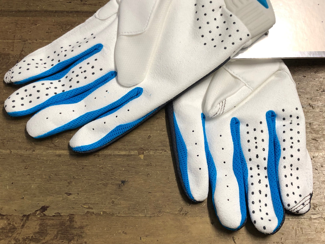 KM548 100％ iTRACK GLOVES 長指 グローブ 白 黒 XL