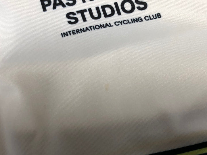 JZ661 パスノーマルスタジオ PAS NORMAL STUDIOS 半袖 サイクルジャージ 白 XS ※汚れ