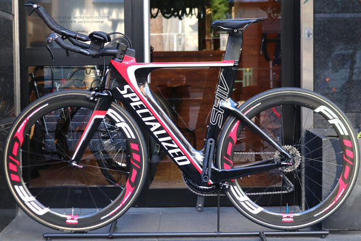 スペシャライズド SPECIALIZED シヴ SHIV EXPERT 2015モデル Mサイズ シマノ 105 5800 MIX 11S カーボン トライアスロンバイク FFWD F6R 【東京南麻布店】
