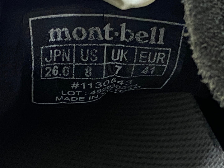 KI823 モンベル mont bell クロスバイカー ビンディングシューズ 黒グレー 26cm 2穴