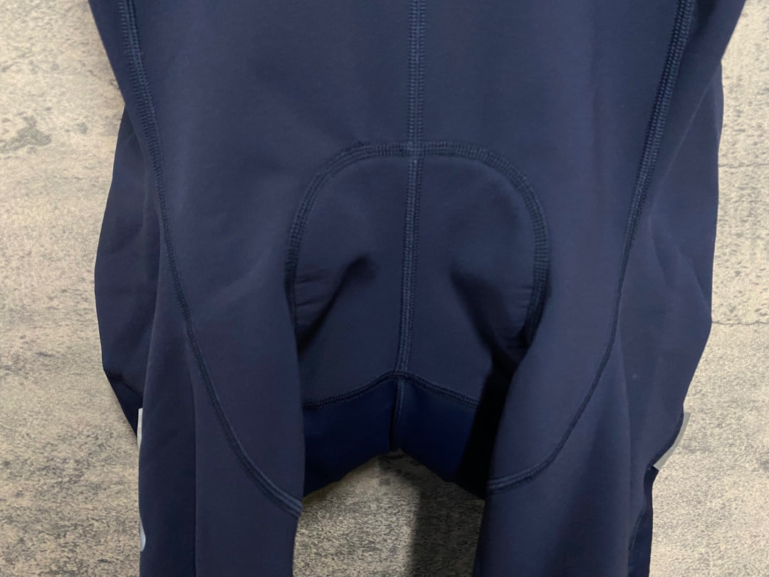 KJ012 ラファ Rapha RCC PRO TEAM WINTER TIGHTS ビブタイツ ネイビー L 裏起毛