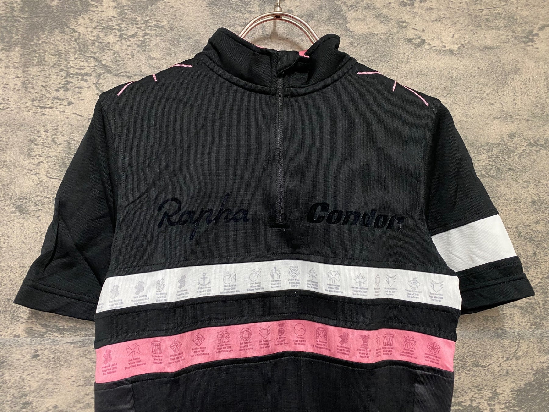 KD602 ラファ Rapha CONDOR LIT JERSEY 半袖 サイクルジャージ 黒 XS