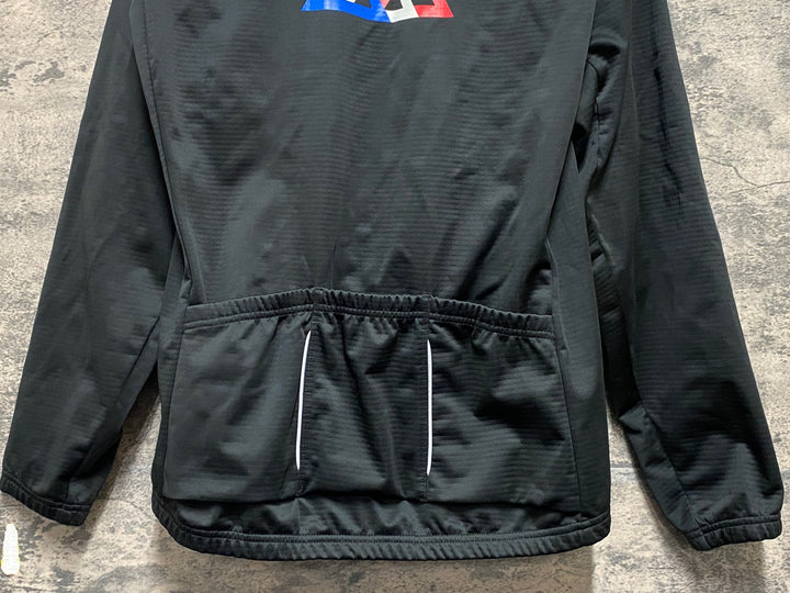 KP765 ルコックスポルティフ le coq sportif 長袖 サイクルジャケット 黒 M 裏起毛