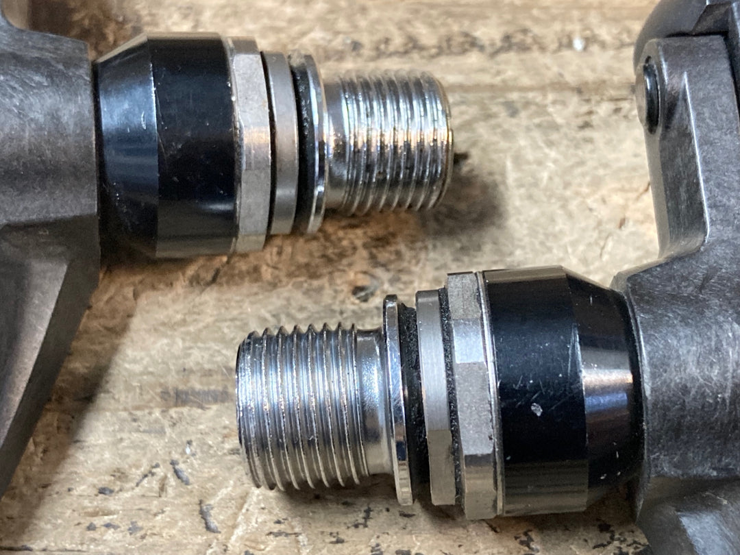 JH883 シマノ SHIMANO デュラエース DURA-ACE PD-R9100 ビンディングペダル SPD-SL ※プレート欠け