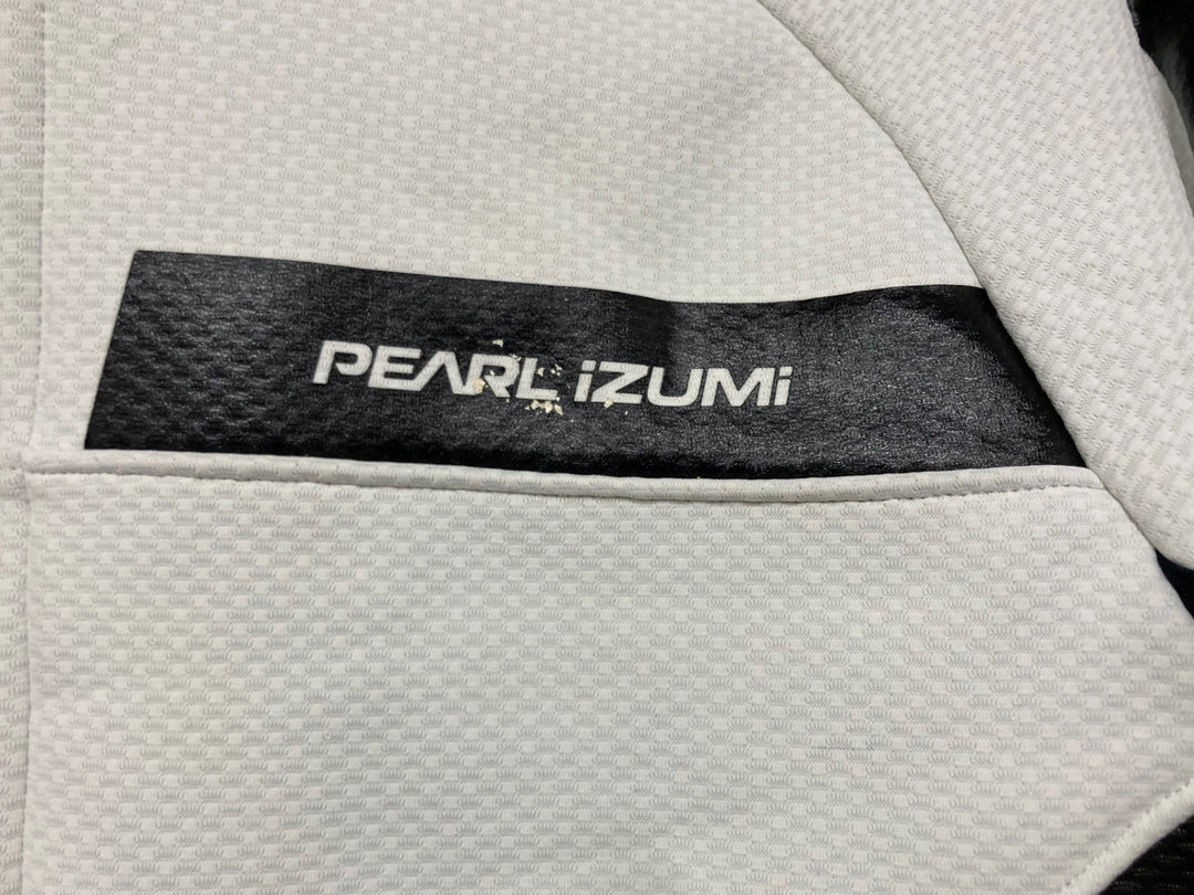 KC599 パールイズミ PEARL iZUMi 長袖 サイクルジャケット 白黒 M べたつき WINDBREAK