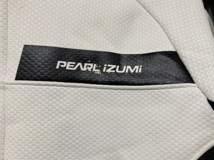 KC599 パールイズミ PEARL iZUMi 長袖 サイクルジャケット 白黒 M べたつき WINDBREAK
