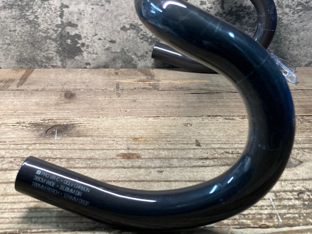 JL148 ボントレガー BONTRAGER PRO VR-C カーボン ドロップハンドル W380mm ※オーバートルクの為ジャンク