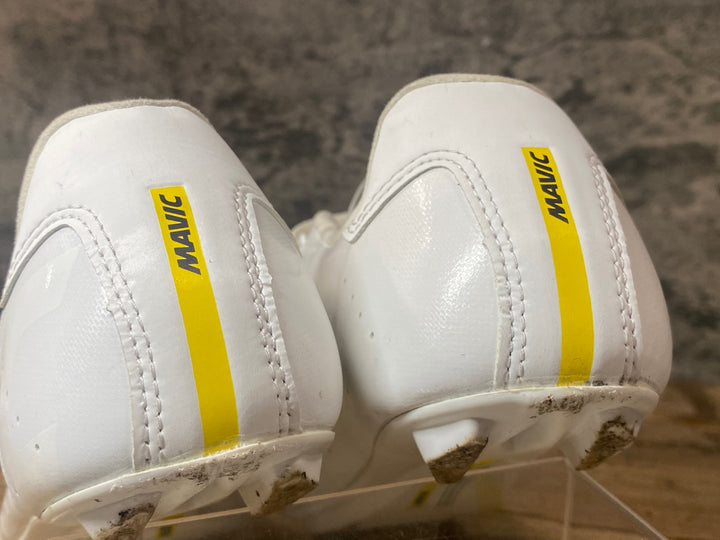 JT901 マヴィック MAVIC COSMIC ビンディングシューズ 白 EU40 SPD-SL ※タバコ臭