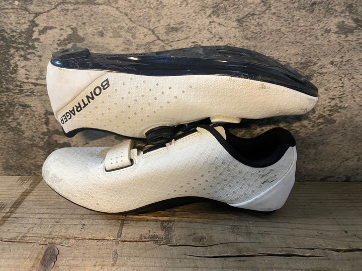 JQ903 ボントレガー BONTRAGER Circuit Road Shoe ビンディングシューズ SPD-SL EU40 白