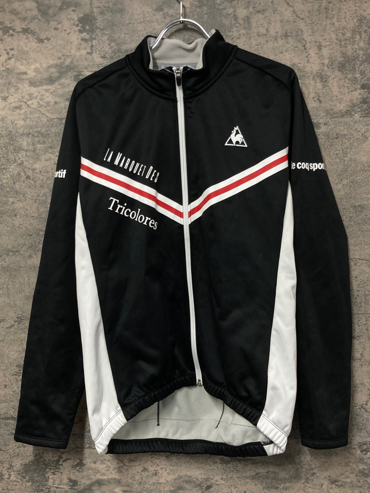 KG462 ルコックスポルティフ le coq sportif 長袖 サイクルジャケット 黒 L 裏起毛