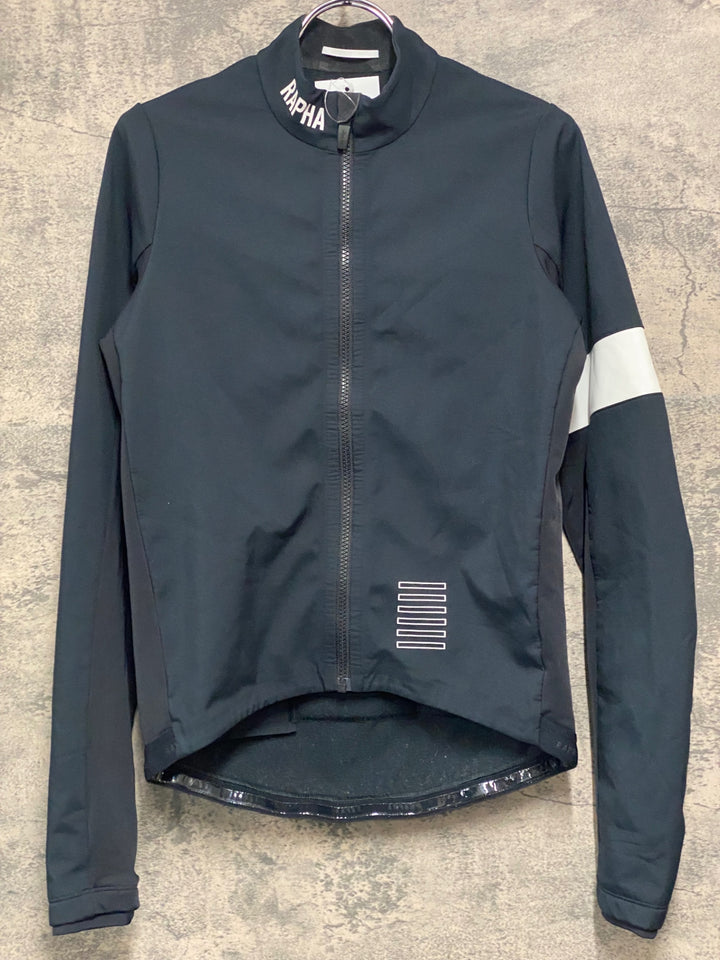 JT511 ラファ Rapha PRO TEAM TRAINING JACKET 長袖サイクルジャケット 黒 M 裏起毛