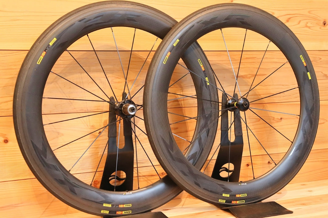 マヴィック MAVIC CXR ULTIMATE 60T カーボン チューブラー ホイールセット シマノ12S/11S 27mm 【千葉店】