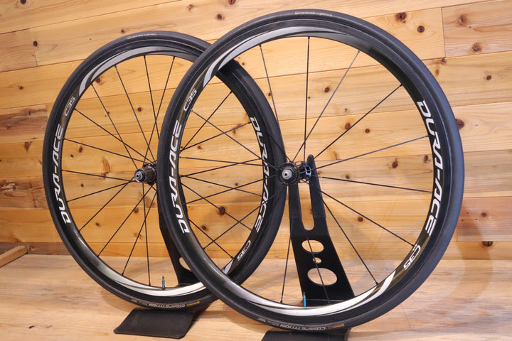 シマノ SHIMANO デュラエース DURA-ACE WH-9000-C35-TU シマノ 11S/12S カーボン チューブラー ロードバイク ホイールセット 【広島店】