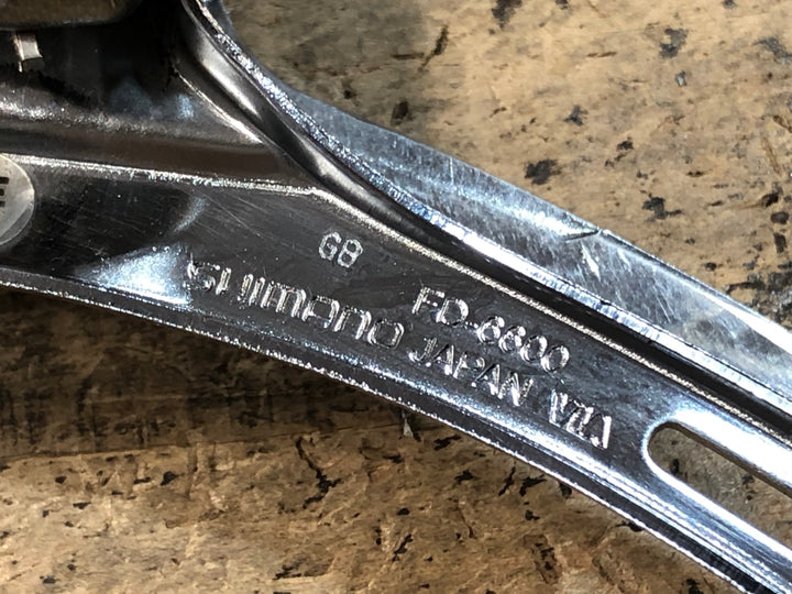 JR950 シマノ SHIMANO アルテグラ ULTEGRA FD-6600 フロントディレイラー 2S 直付け