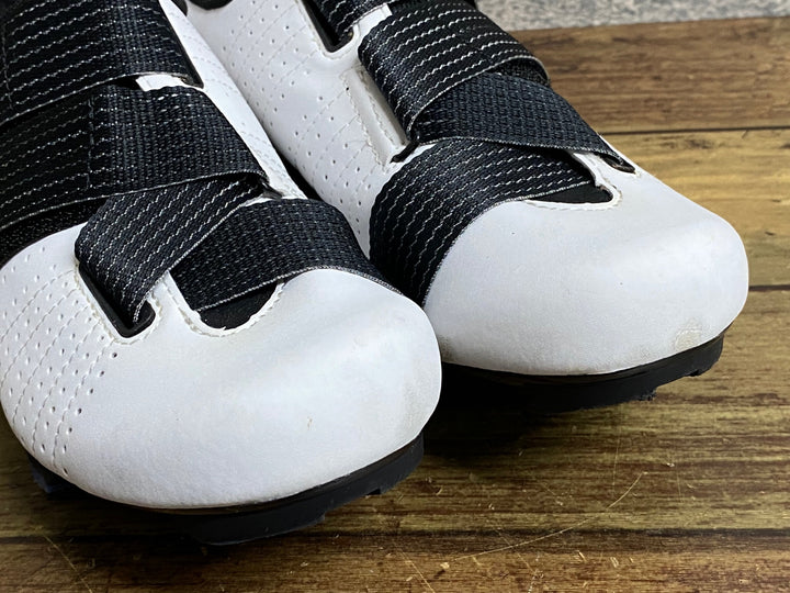 KC431 フィジーク fizik TEMPO R5 POWERSTRAP ビンディングシューズ 白黒 EU38 SPD-SL