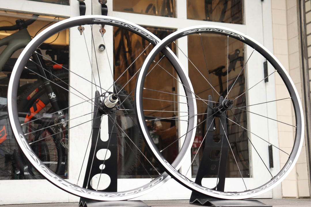 カンパニョーロ CAMPAGNOLO ゾンダ ZONDA C17 アルミ  クリンチャー ホイールセット シマノ 11S/12S 【横浜店】