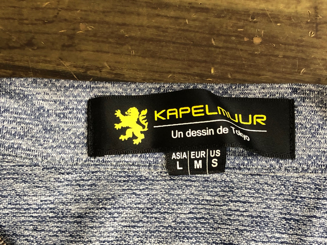 KE191 カペルミュール KAPELMUUR 半袖 サイクルジャージ 青 ASIA L