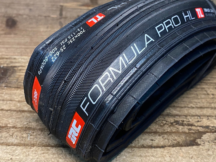 JI071 iRC FORMULA PRO HL TL タイヤ チューブレス 700x25C セット