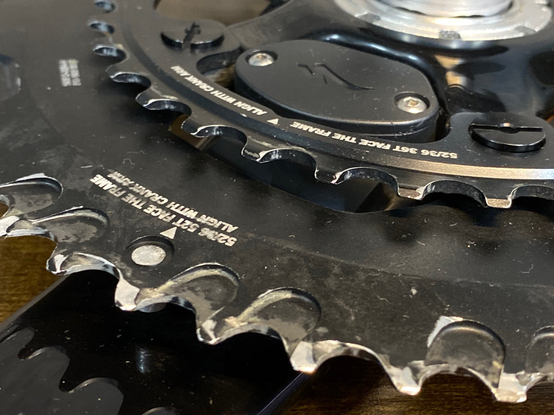 KO772 スペシャライズド SPECIALIZED S-WORKS POWER カーボンクランク 170mm 52/36T パワーメーター 両足計測 ※接続不良のためジャンク